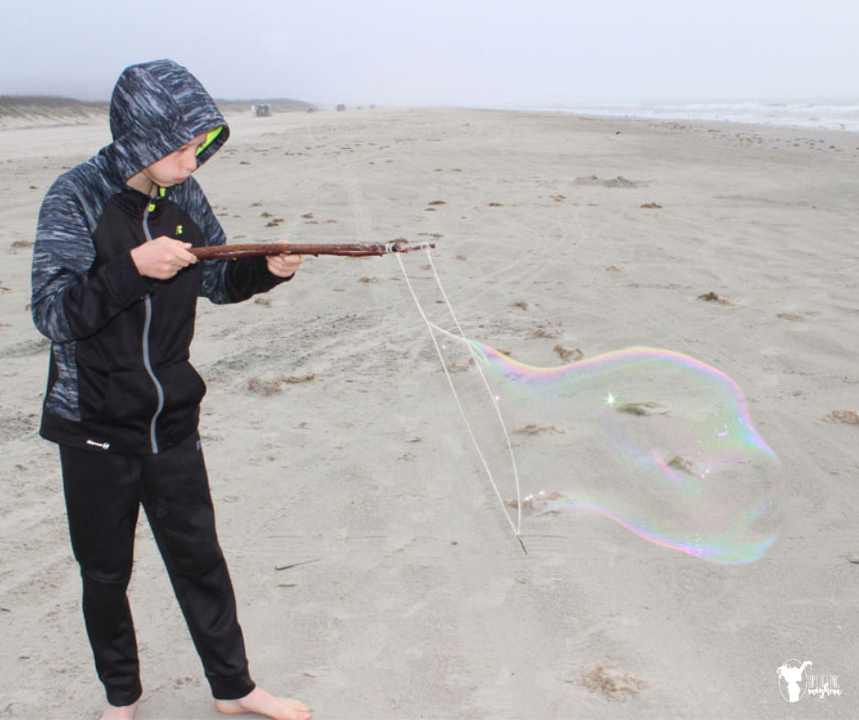 Make this HUGE bubbles and spend hours and hours in awe! They are so fun and will captivate any audience. Easy to make for hours of fun making bubbles