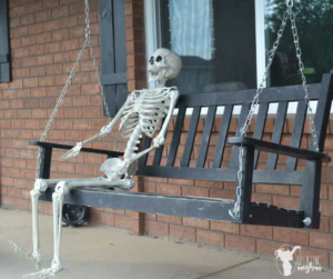 Halloween Skeleton "Elf on the Shelf" Skeleton