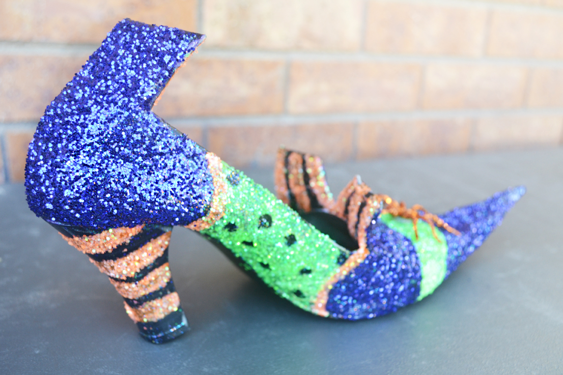 Life size Halloween witch high heels!