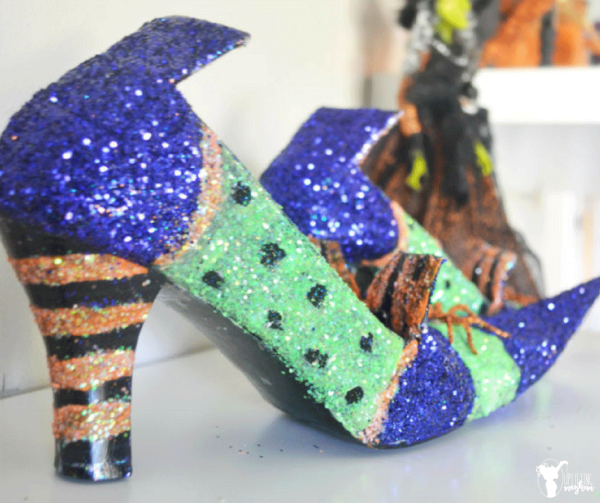 48 White Cute witch shoes for Women