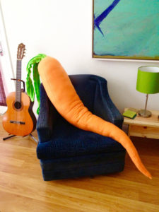 carrot body pillow