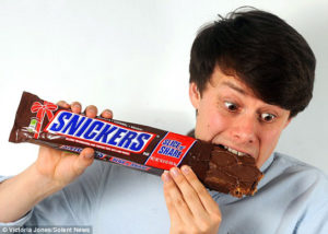 snickers candy bar
