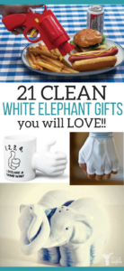 White elephant gifts that are clean and funny! Perfect white elephant gifts for your family party that everyone will get a laugh out of!