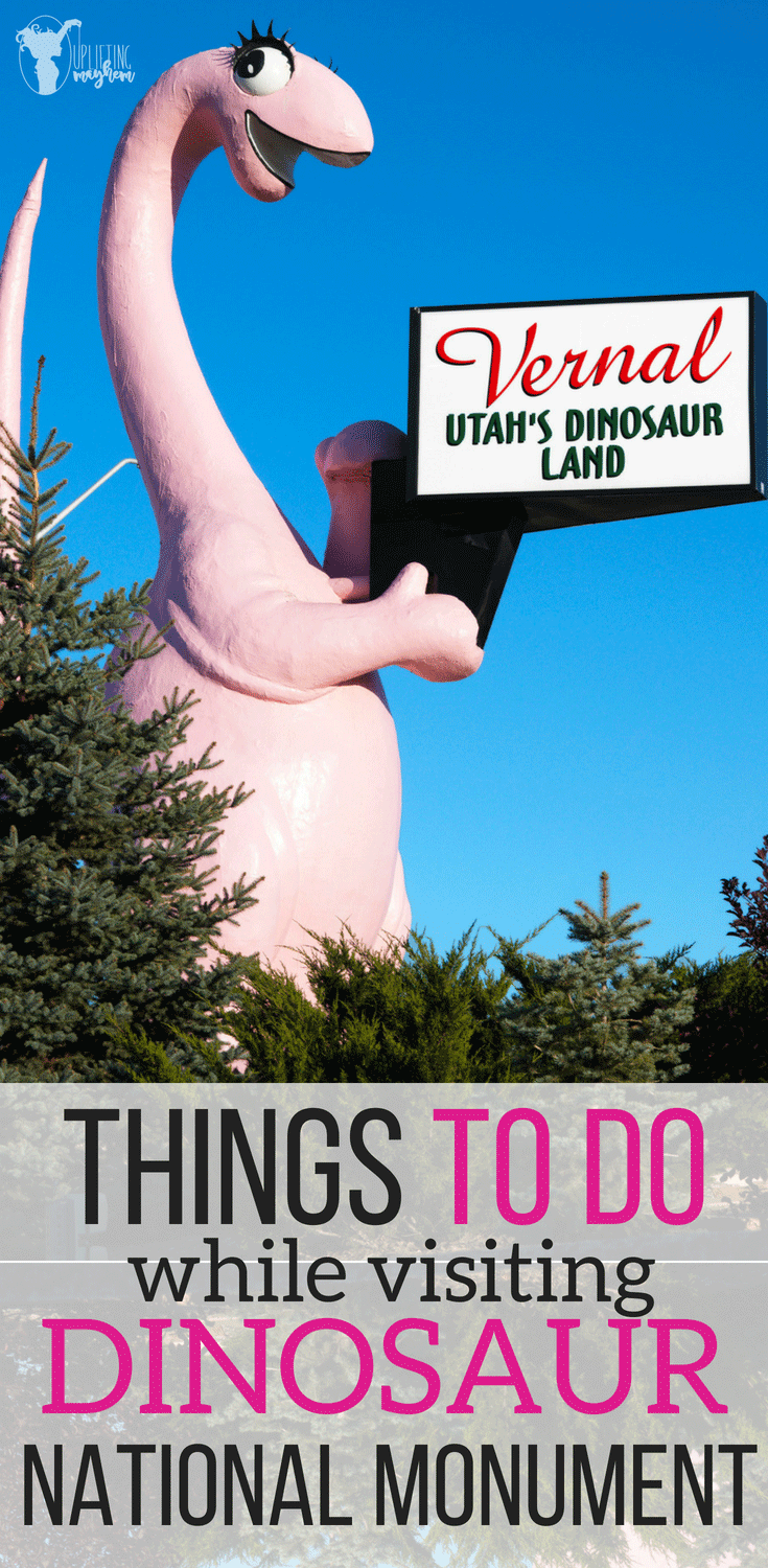 Fun activities and hikes to do near Dinosaur town of Vernal Utah. Including Dinosaur National Monument and Moonshine Arch