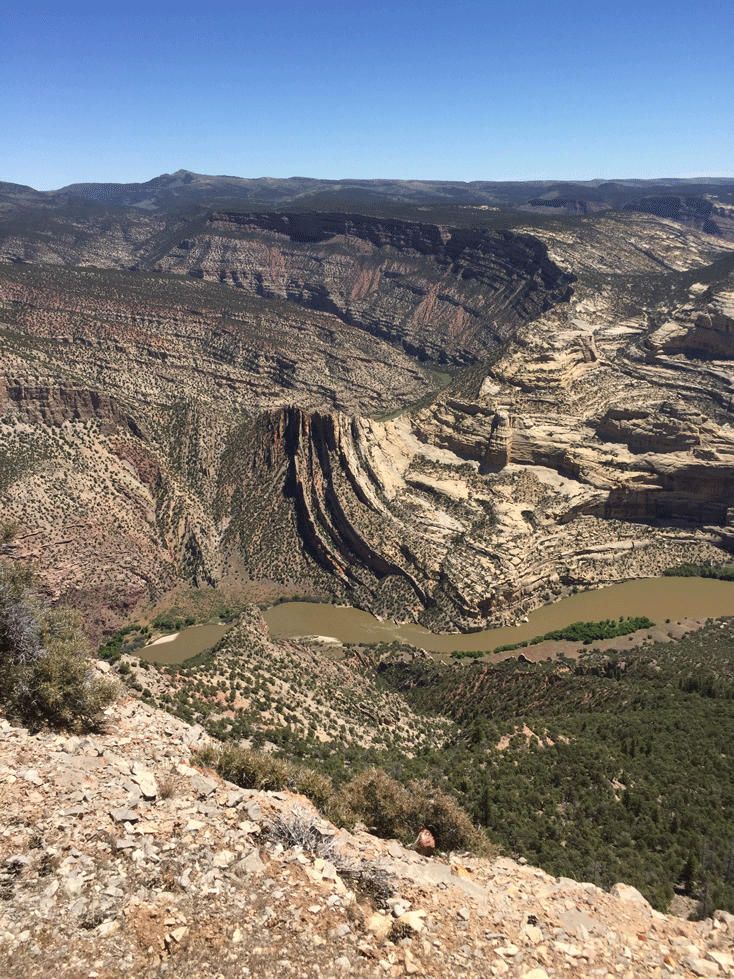 Hiking in dinosaur national monument