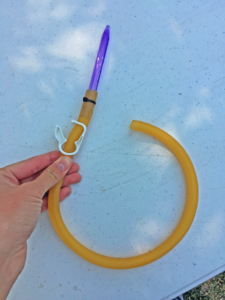 make your own water weenie squirt gun for hours of entertainment