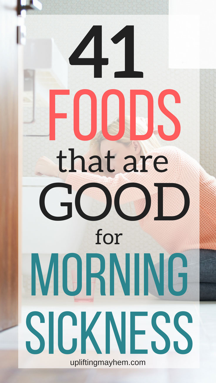 What foods are good for morning sickness? Find some relief in this list of foods provided by other moms just like you experiencing the same thing! 