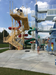 Smaller slides at Lava Hot Springs Olympic Park