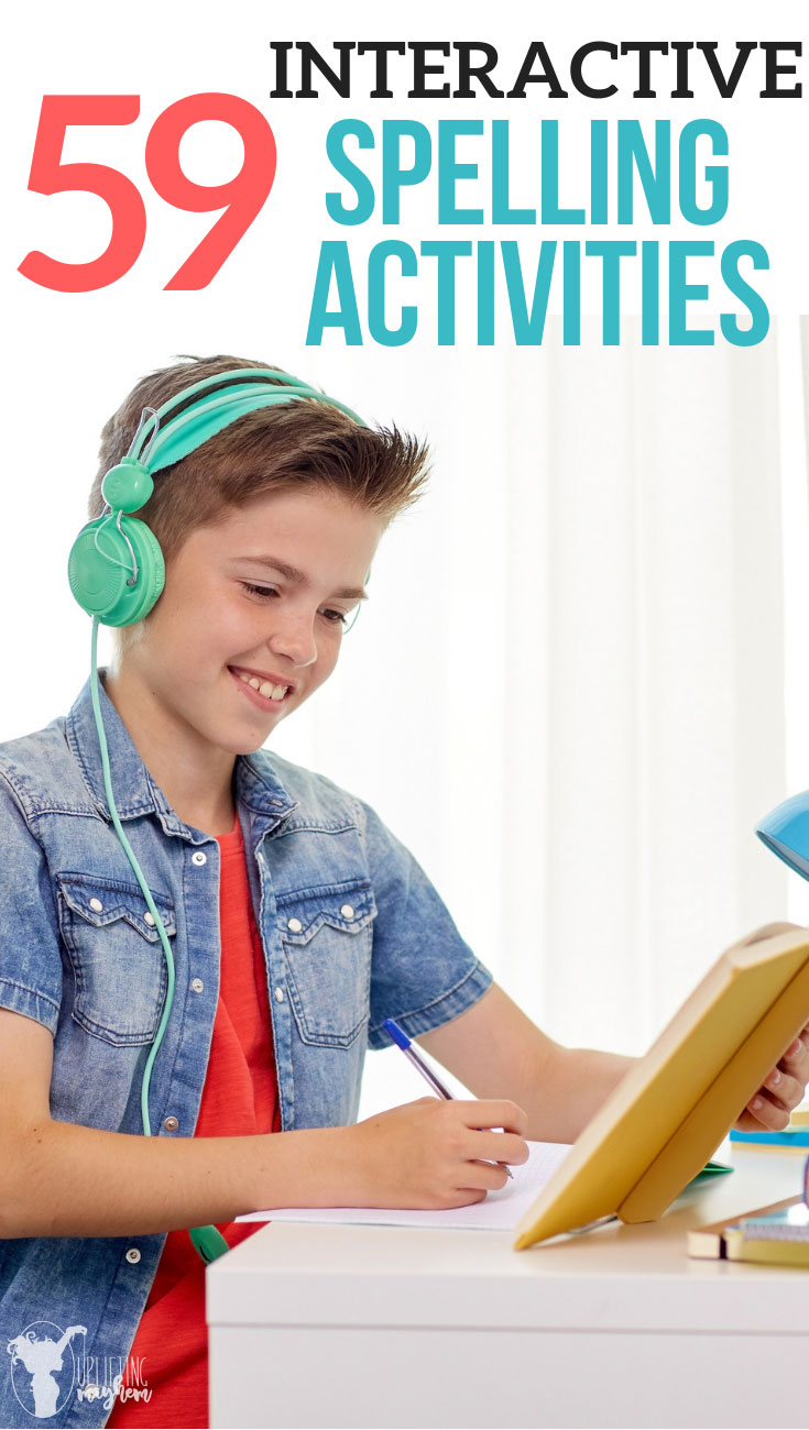 Interactive spelling activities to keep your child having fun while learning their spelling words! Lots of active ways to learn spelling words and to master your spelling words