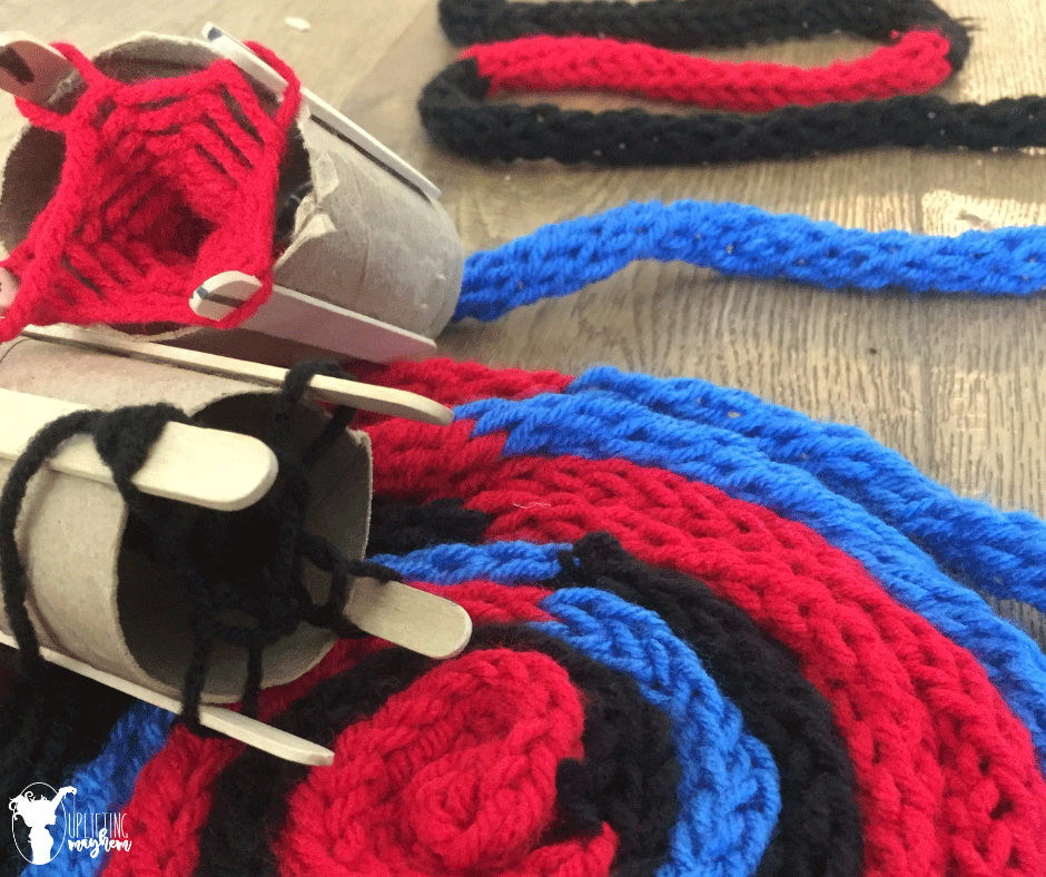 DIY Toilet Paper Roll Loom: Knitting For Kids - A Mom's Take