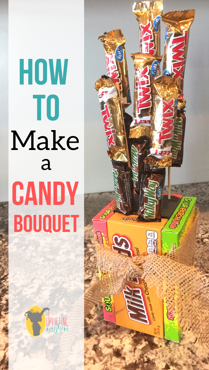 Create your own Twix candy bouquet! Mix up the candy bars and create your own gift that is cute and affordable! 