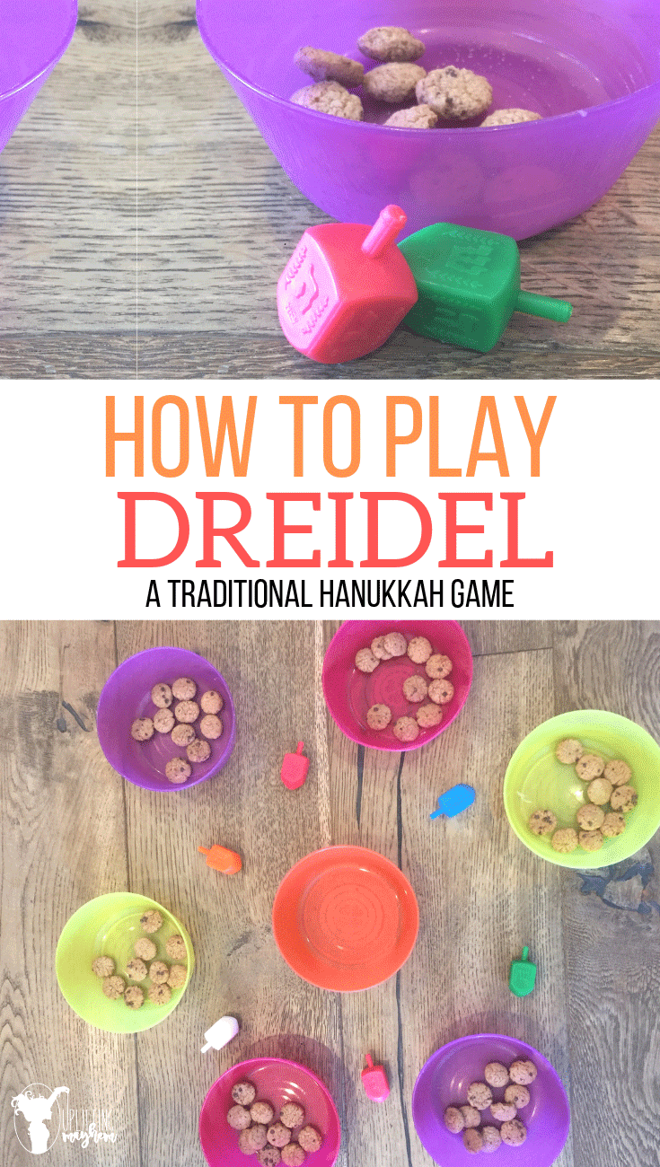 How to play Dreidel printable instructions. Dreidel is a traditional Hanukkah game that has been played for hundreds of years and enjoyed by kids and adults all around the world!! 