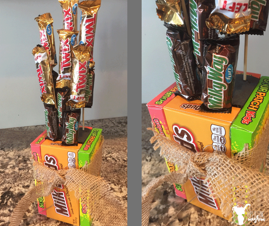 Create your own Twix candy bouquet! Mix up the candy bars and create your own gift that is cute and affordable!