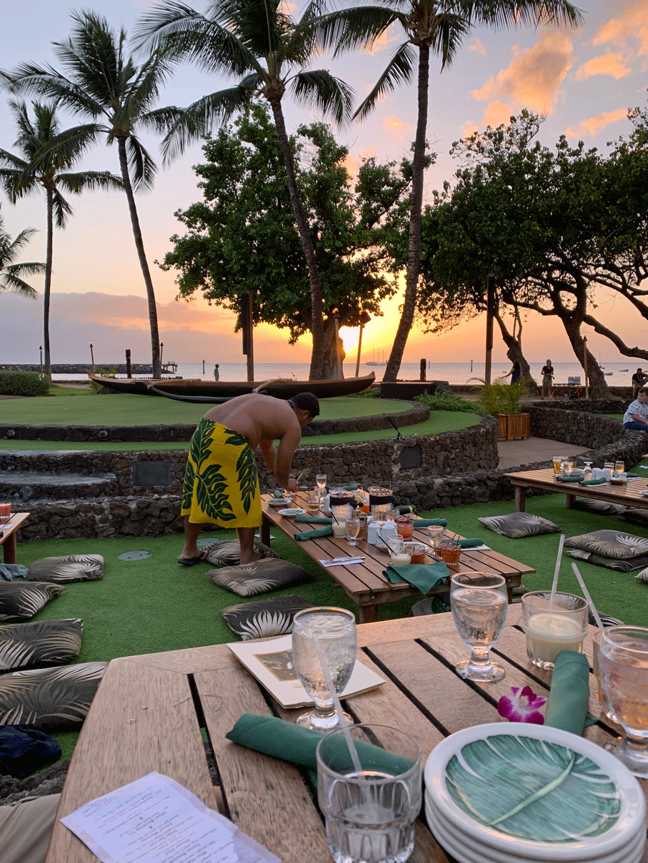 The fabulous authentic Old Lahaina Luau is a great option if you're looking for a fun experience while visiting Maui. The Old Lahaina Luau has great drinks, food and entertainment that everyone will enjoy! 