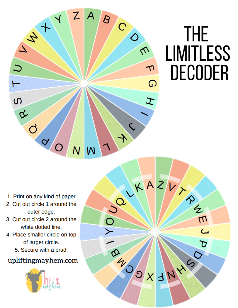 A decoder wheel that encourages writing and provides fun ideas and activities your kids will love!! Writing made fun!