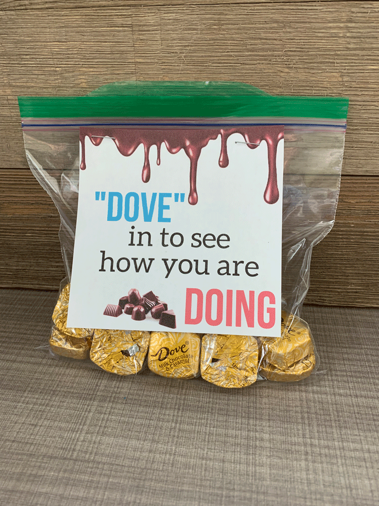 Looking for a gift that is sweet and easy!! Here are a bunch of fun gift ideas to say hello to a friend, neighbor or even to introduce yourself to a complete stranger!! Dove in to see how you are doing! 