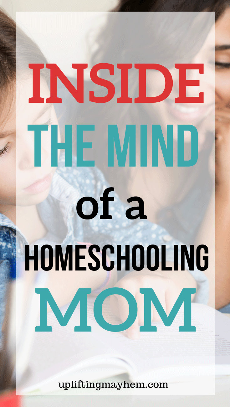 Do you homeschool or have a friend who homeschools? Learn what goes on inside the mind of a homeschooling mom. I bet it is very similar as other moms! How can we help each other?