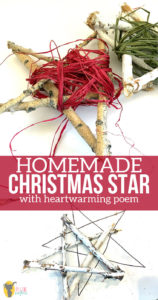 Create this beautiful Christmas Star Decoration with your family or friends. Perfect Neighbor gift with a heartwarming poem. A gift that will touch hearts! Fun Christmas craft for all ages!