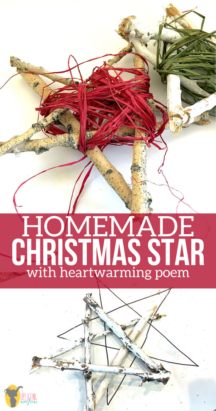 Create this beautiful Christmas Star Decoration with your family or friends. Perfect Neighbor gift with a heartwarming poem. A gift that will touch hearts! Fun Christmas craft for all ages! 