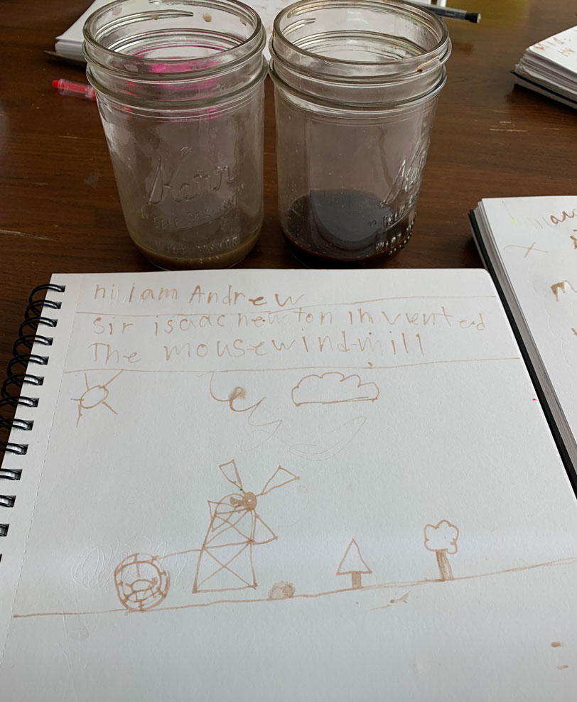 Simple method to make your own ink that your kids will LOVE to experiment with. Make writing fun with this easy ink your kids could make!! 