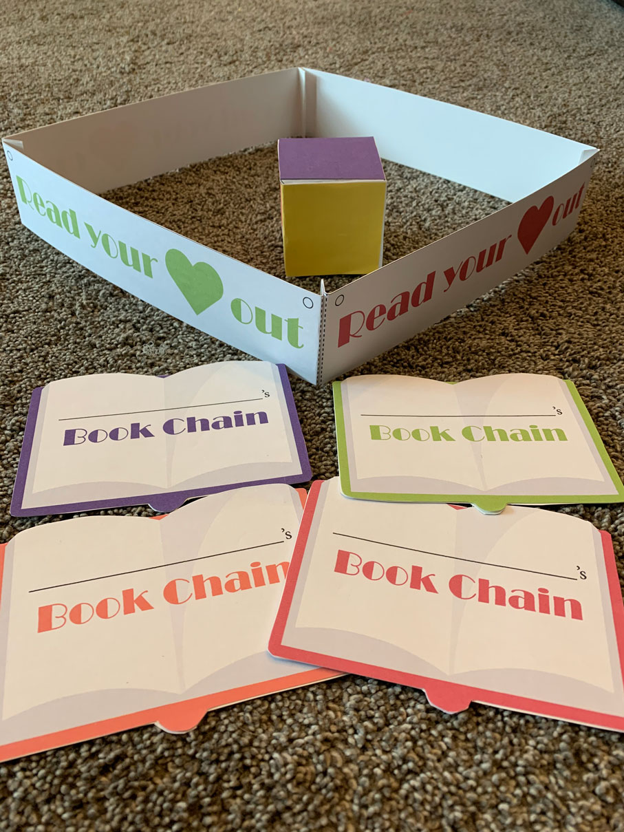 This reading tracker is perfect and a fun way to keep track of the books you are reading personally or as a family!! Set a goal and watch your reading mobile tracker grow!!