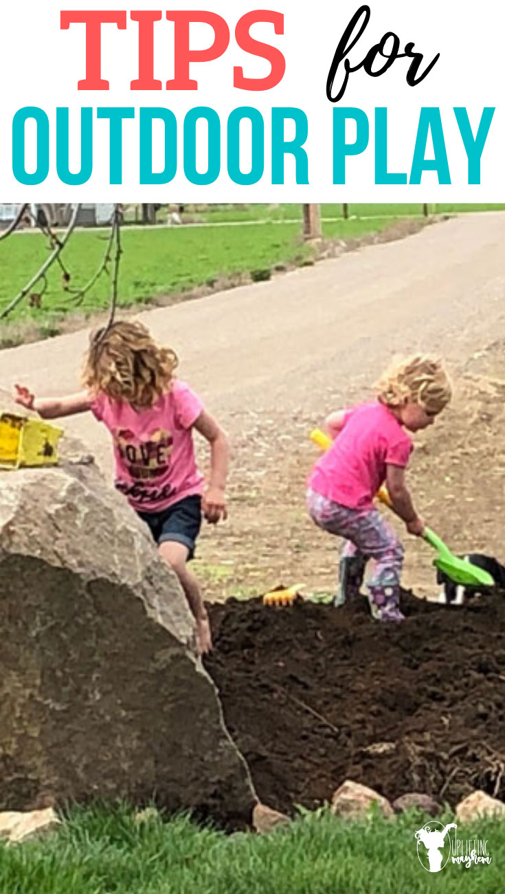 Outdoor play has been proven time and time again to be so incredibly beneficial for all your kids! You don't need an expensive playground...all you need is found in this article for hours of fun for your kids to play outside!! 