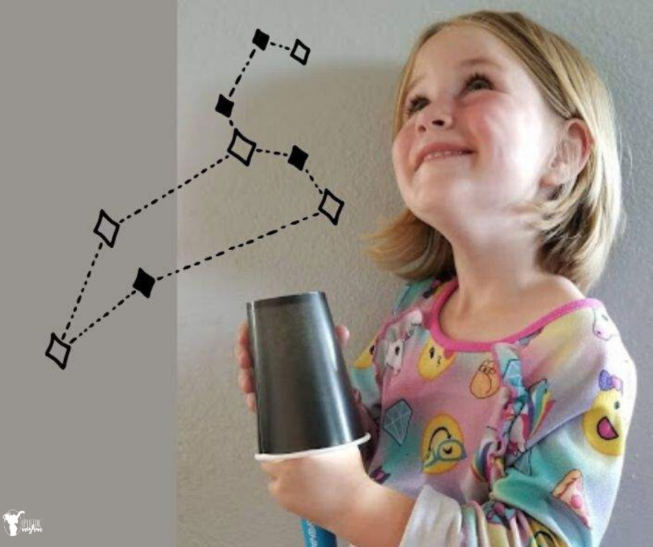 Explore the stars by making this fun and easy constellation viewer! Receive a FREE Star Book as well that you can print out for each child and keep track of each star constellation you discover!