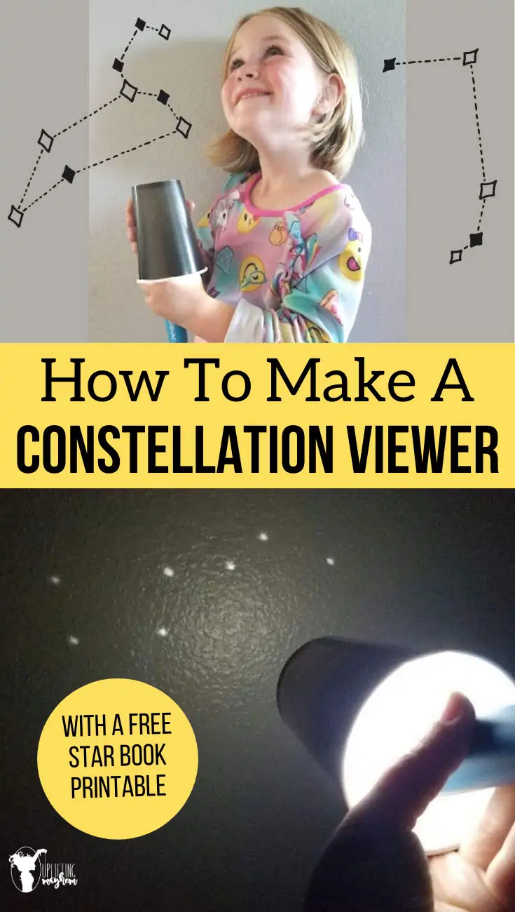 Explore the stars by making this fun and easy constellation viewer! Receive a FREE Star Book as well that you can print out for each child and keep track of each star constellation you discover! 