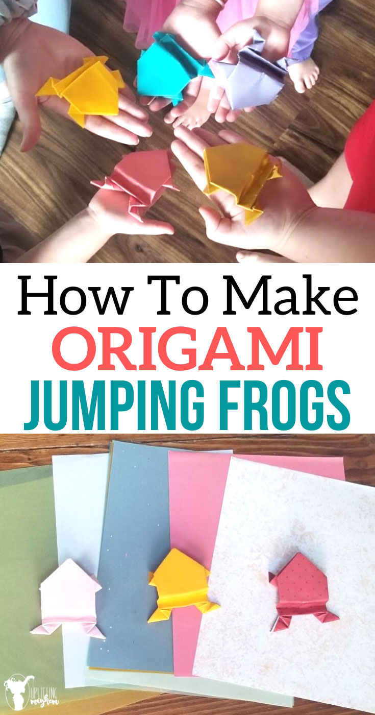 Origami jumping frogs are a perfect activity while learning about Japanese culture or about frogs themselves!  