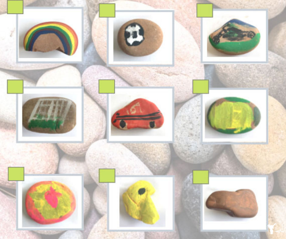 Create your own rock scavenger hunt! So many possibilities that will keep your kids busy for hours! Fun scavenger hunt to find different rocks in nature