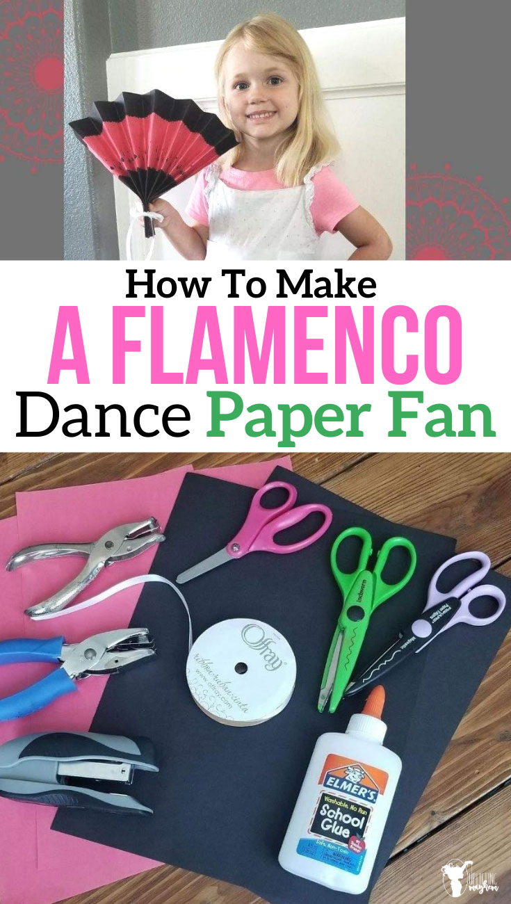 Learn how to make this fun Flamenco Dance paper fan and learn of the culture of Spain.