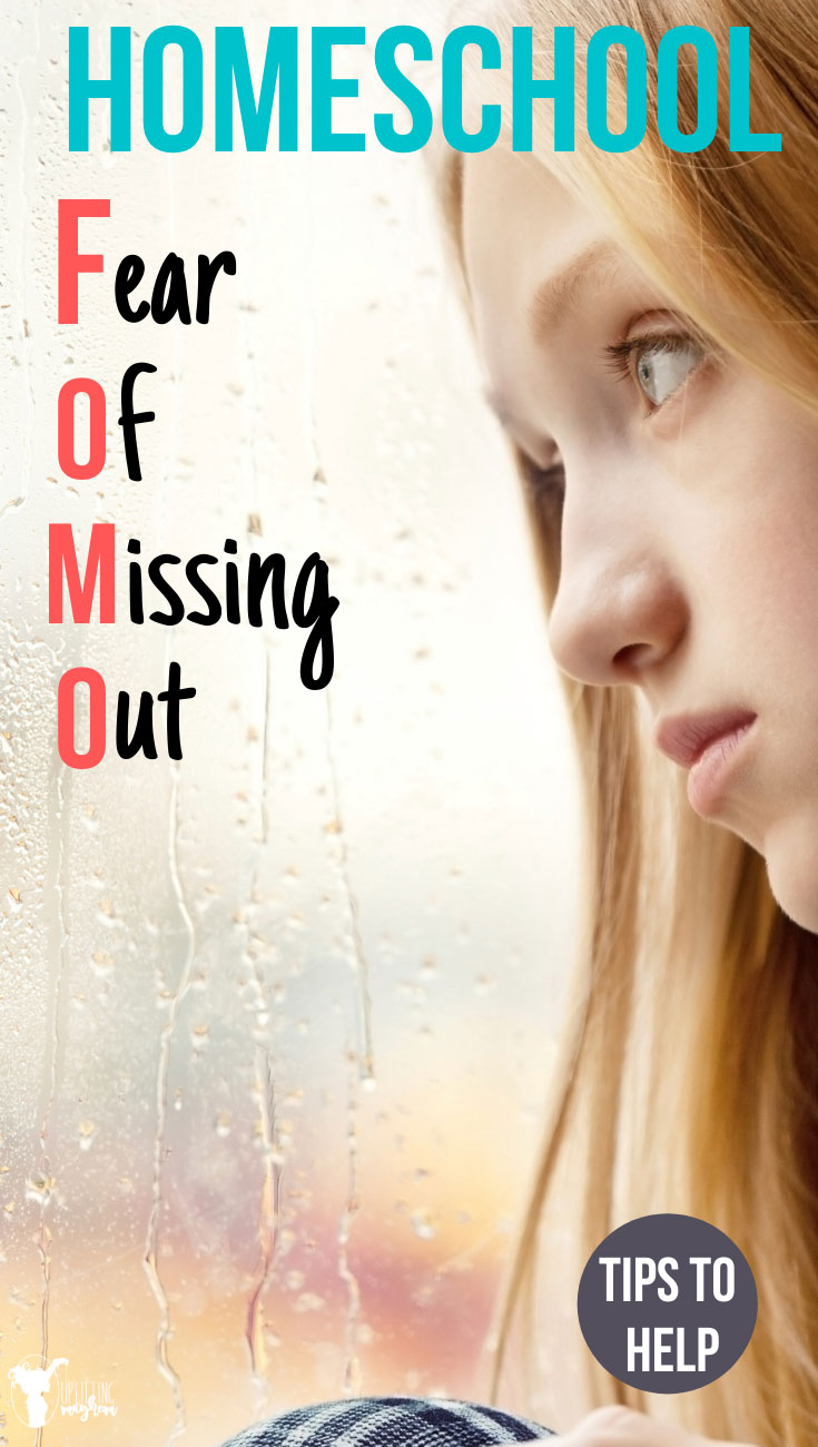 Homeschool FOMO or the Fear of Missing Out is a real issue that many homeschoolers have to learn to deal with. This post will give great tips to help make homeschool FOMO easier! 