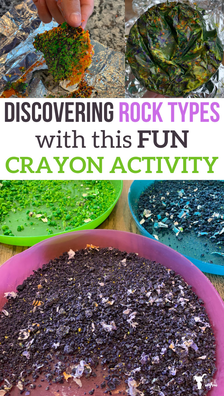 Learn about the 3 rock types with this simple and fun crayon activity. Learn by creating your own type of rock with crayons!! 