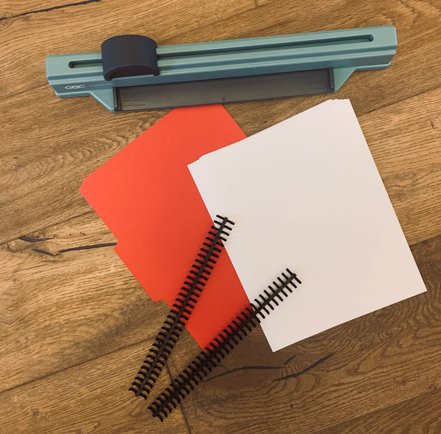 Create endless amounts of projects with these easy to make homemade blank page notebooks. Make it the size you need, and or take away whenever as well. Perfect for any project you do with your kids. 