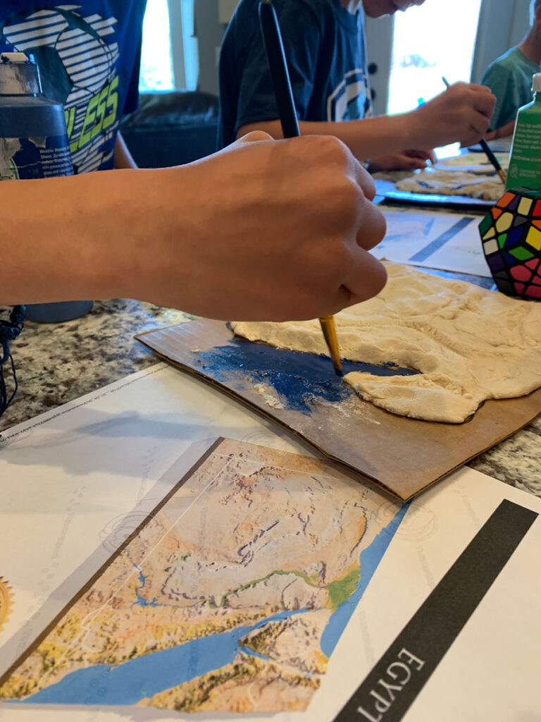 How To Make A Topographical Salt Dough Map Uplifting Mayhem